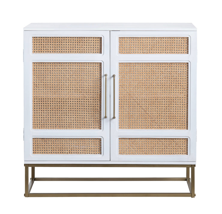 Crestview Collection Biscayne White Coastal Cabinet