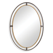 Casa Bella Living Oval Double Framed Mirror