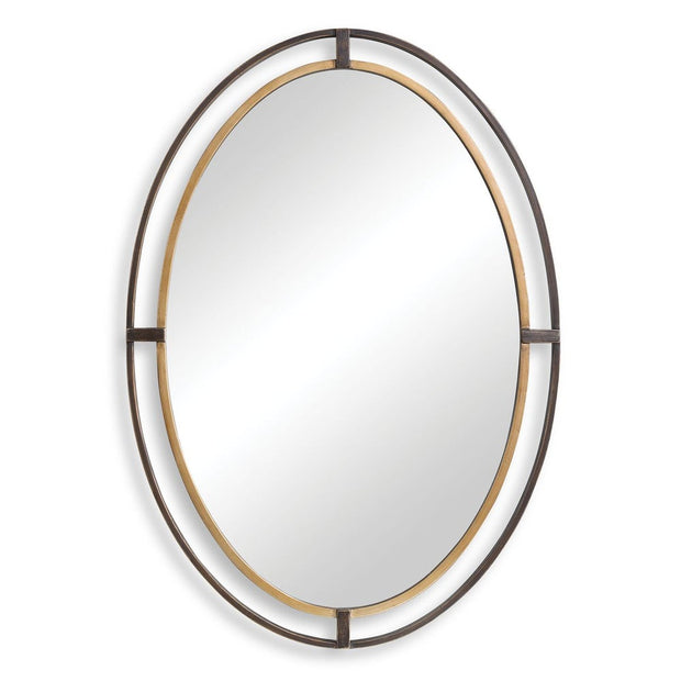 Casa Bella Living Oval Double Framed Mirror