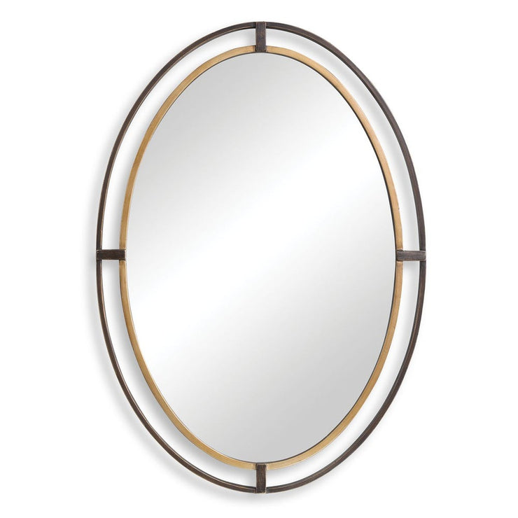 Casa Bella Living Oval Double Framed Mirror