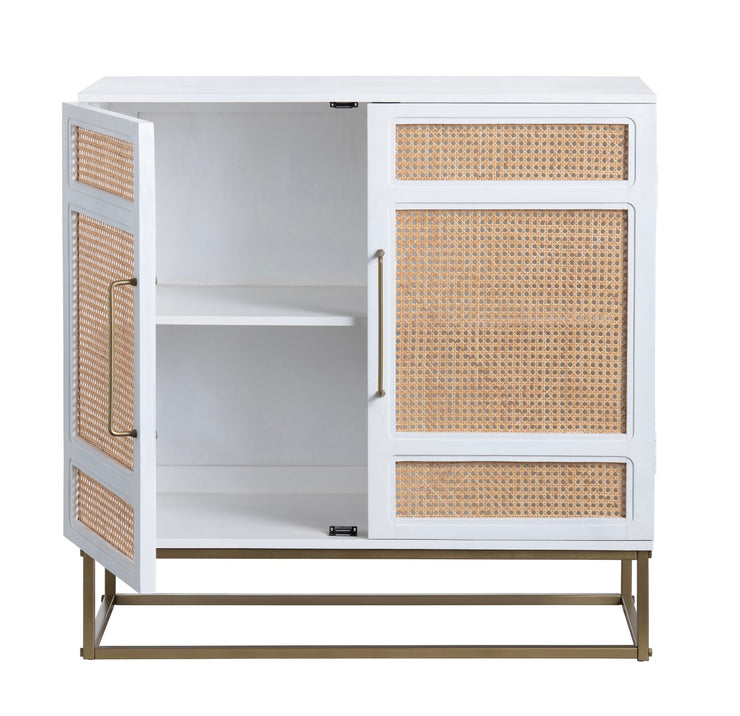 Crestview Collection Biscayne White Coastal Cabinet