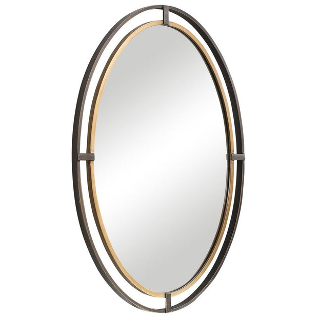 Casa Bella Living Oval Double Framed Mirror