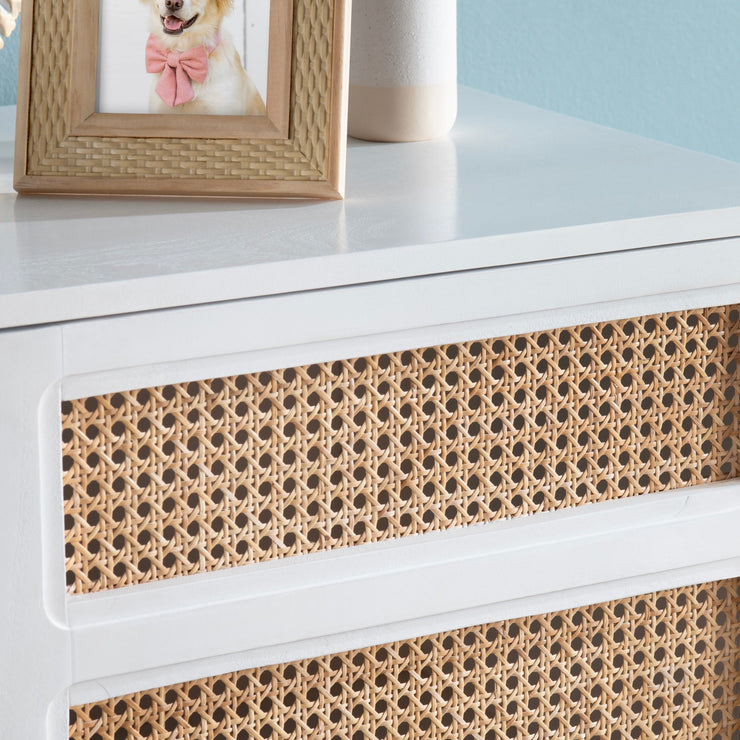 Crestview Collection Biscayne White Coastal Cabinet