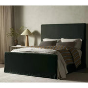 Four Hands Daphne Slipcover Bed ~ Brussels Pine Belgian Linen Slipcovered King Size Bed
