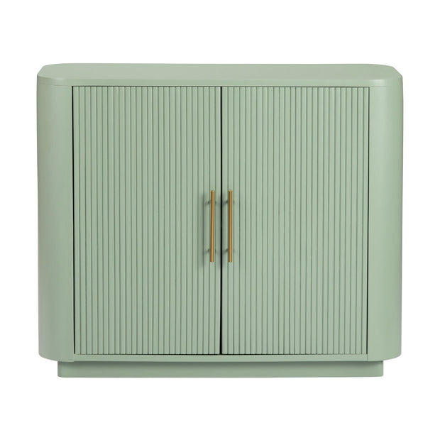 Crestview Collection Julia Pistachio Green Two- Door Cabinet