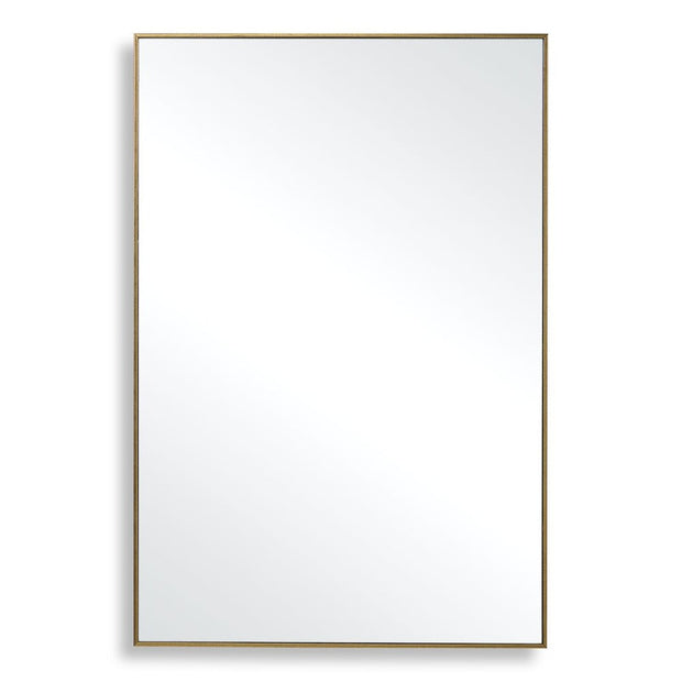 Casa Bella Living Thin Gold Framed Rectangular Mirror