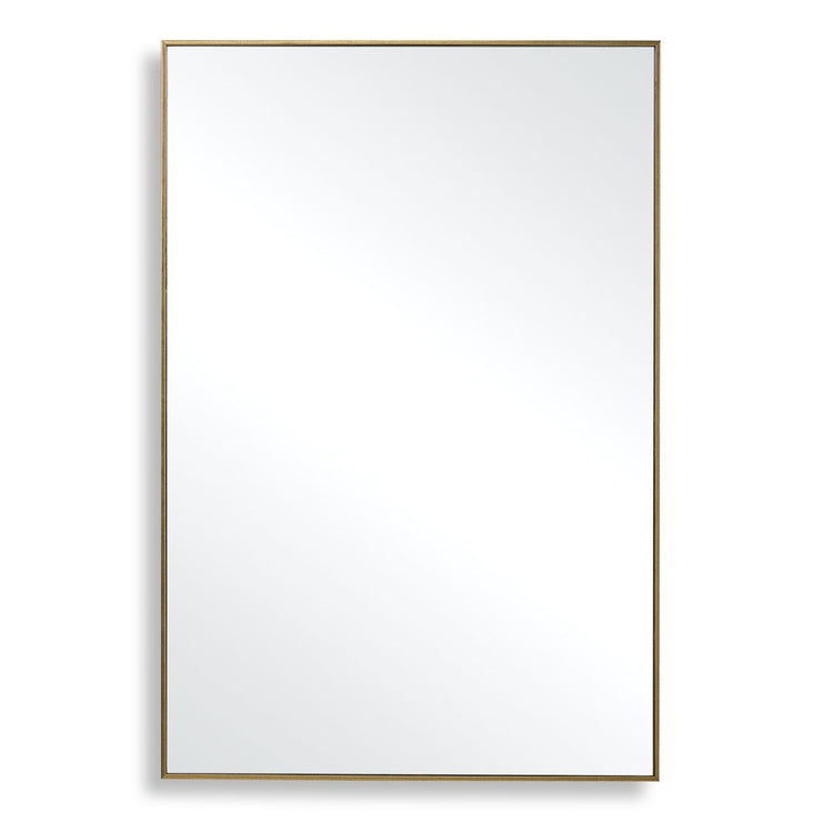 Casa Bella Living Thin Gold Framed Rectangular Mirror