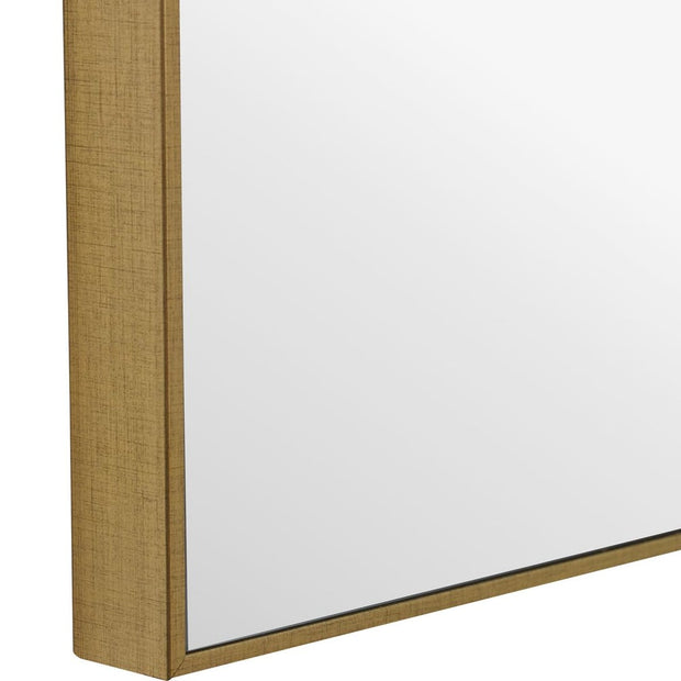 Casa Bella Living Thin Gold Framed Rectangular Mirror