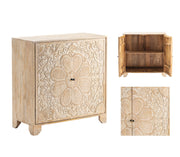 Crestview Collection Meadow Floral Coastal Cabinet