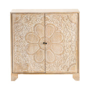 Crestview Collection Meadow Floral Coastal Cabinet