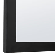 Casa Bella Living Beautiful Arched Top Satin Black Mirror