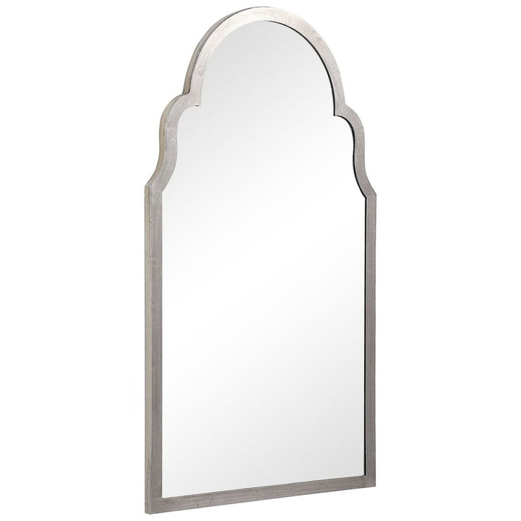 Casa Bella Living Beautiful Arched Top Silver Leaf Mirror