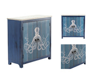 Crestview Collection Octopus Deep Blue Cabinet