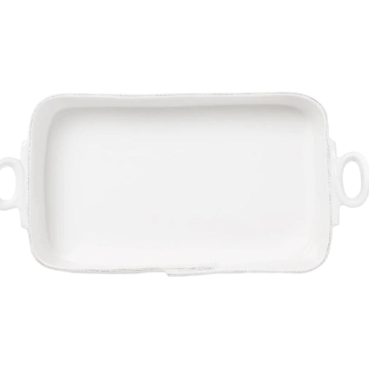 Vietri Lastra White Rectangular Baker ~ Handcrafted Italian Stoneware ~ SALE ~ LIMITED QUANTITIES