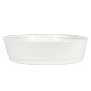Vietri Lastra White Pie Dish ~ Handcrafted Italian Stoneware