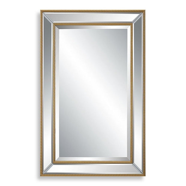 Casa Bella Living Outlining Inner And Outer Gold Framed Mirror