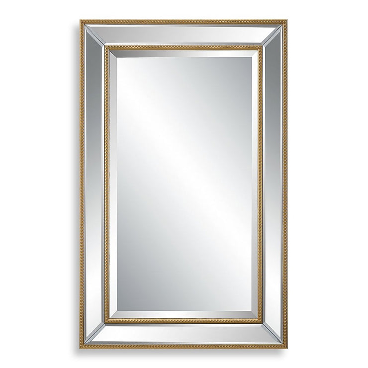 Casa Bella Living Outlining Inner And Outer Gold Framed Mirror