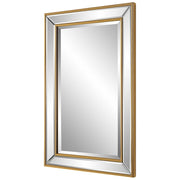 Casa Bella Living Outlining Inner And Outer Gold Framed Mirror