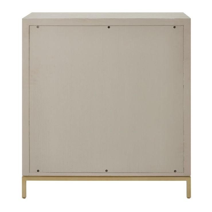 Uttermost Alessia 2 Door Cerused Finish Oak Cabinet