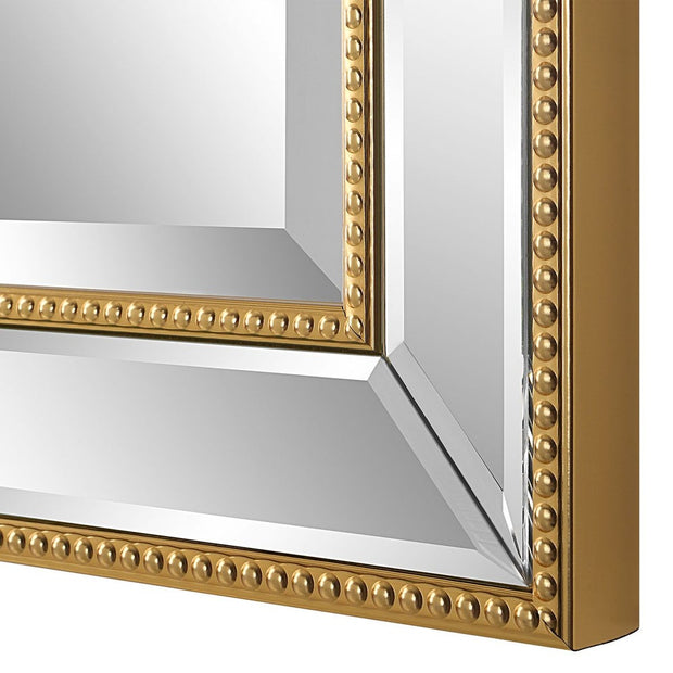 Casa Bella Living Outlining Inner And Outer Gold Framed Mirror