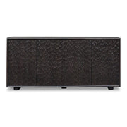 Uttermost Stevenson 4 Door Mindi Ebony Wood Cabinet