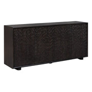 Uttermost Stevenson 4 Door Mindi Ebony Wood Cabinet