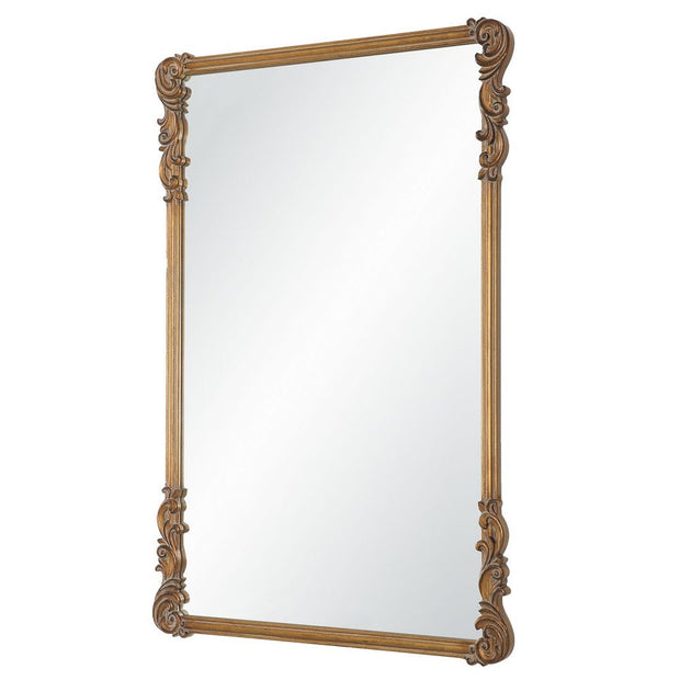 Casa Bella Living Old World Antique Gold Mirror