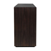 Uttermost Stevenson 4 Door Mindi Ebony Wood Cabinet