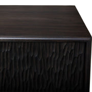 Uttermost Stevenson 4 Door Mindi Ebony Wood Cabinet