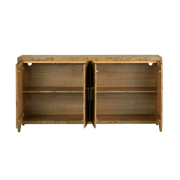 Crestview Collection Richmond Mappa Burl Sideboard