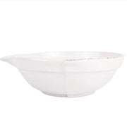 Vietri Lastra White Large Mixing Bowl  ~ Handcrafted Italian Stoneware