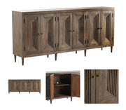 Crestview Collection Highland Park Dark Brown Mango Wood Sideboard