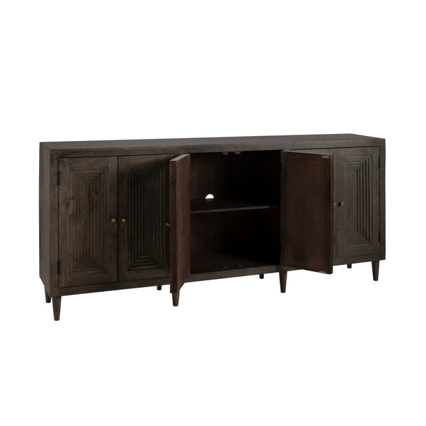 Crestview Collection Highland Park Dark Brown Mango Wood Sideboard