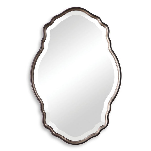 Casa Bella Living Curved Frame Dark Bronze Mirror