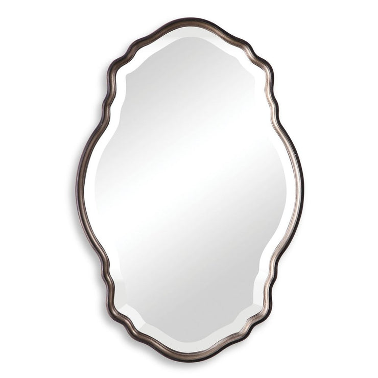 Casa Bella Living Curved Frame Dark Bronze Mirror