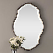 Casa Bella Living Curved Frame Dark Bronze Mirror