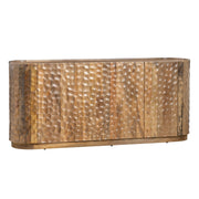 Crestview Collection Gibson Warm Brown Natural Four- Door Sideboard