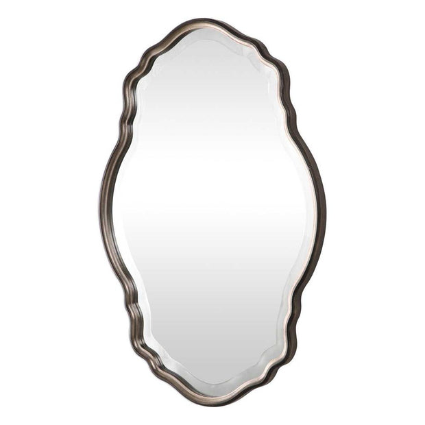 Casa Bella Living Curved Frame Dark Bronze Mirror