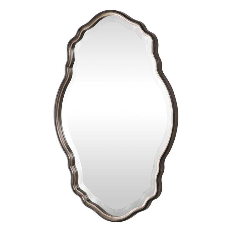 Casa Bella Living Curved Frame Dark Bronze Mirror