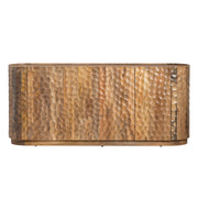 Crestview Collection Gibson Warm Brown Natural Four- Door Sideboard