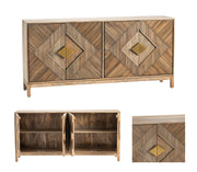 Crestview Collection Brookline Medium Brown Finished Sideboard