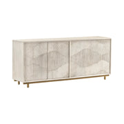 Crestview Collection Brighton Bleached Wood Sideboard