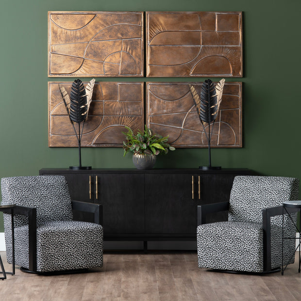 Crestview Collection Ashford 4- Door Sideboard