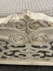 Casa Bonita Peruvian Hand-Painted Carved Wood and Antiqued Mirror Raquel Queen Size Bed