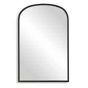 Casa Bella Living Arched Top Matte Black Framed Mirror