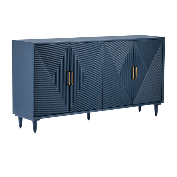 Crestview Collection Arvada Blue Acacia Finish Sideboard