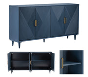 Crestview Collection Arvada Blue Acacia Finish Sideboard