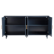 Crestview Collection Arvada Blue Acacia Finish Sideboard