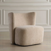 Uttermost Outlook Sand Fabric Swivel Chair