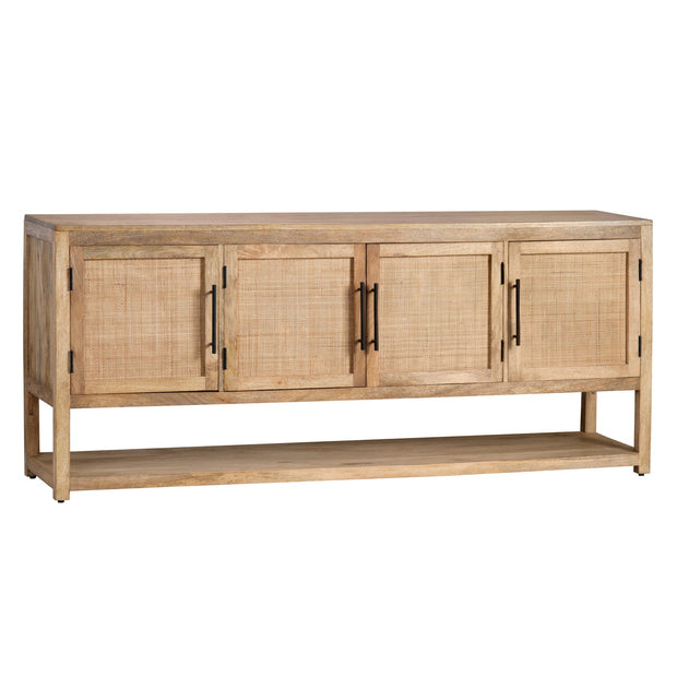 Crestview Collection Valley Creek Light Natural Mango Wood Sideboard